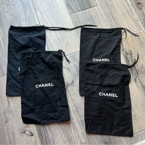 Set of Four Chanel dustbags